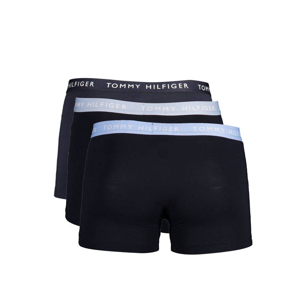 Tommy Hilfiger Black Cotton Men Boxer Trio Pack - Hilstor