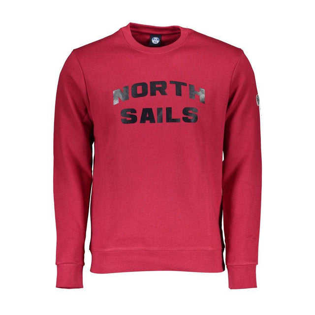 North Sails Red Cotton Men Sweater - Hilstor