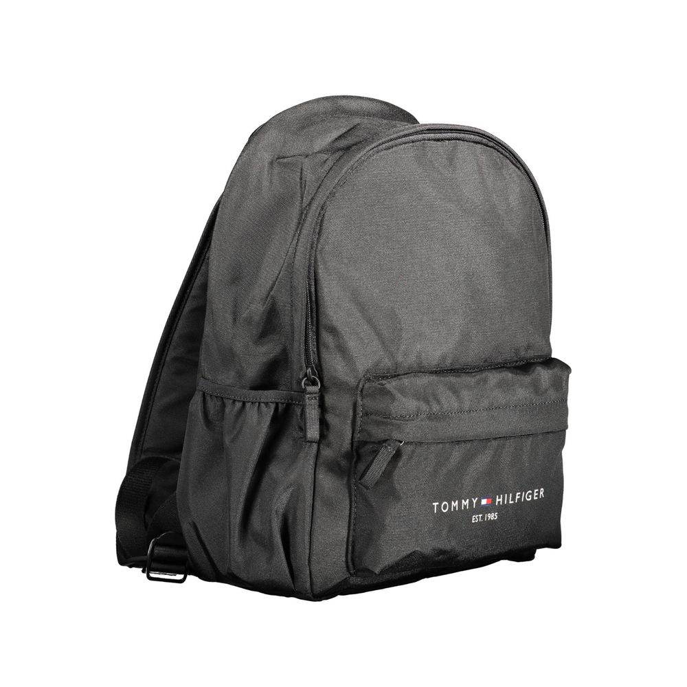 Tommy Hilfiger Black Polyester Men Backpack - Hilstor