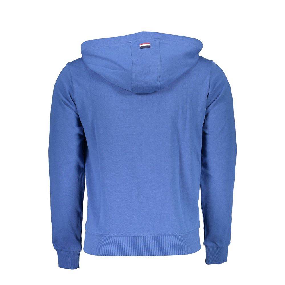 U.S. POLO ASSN. Blue Cotton Men Sweater - Hilstor