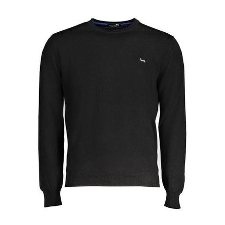 Harmont & Blaine Black Wool Sweater - Hilstor