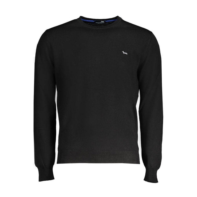Harmont & Blaine Black Wool Sweater - Hilstor