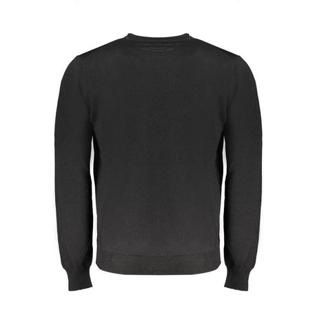 Harmont & Blaine Black Wool Sweater - Hilstor