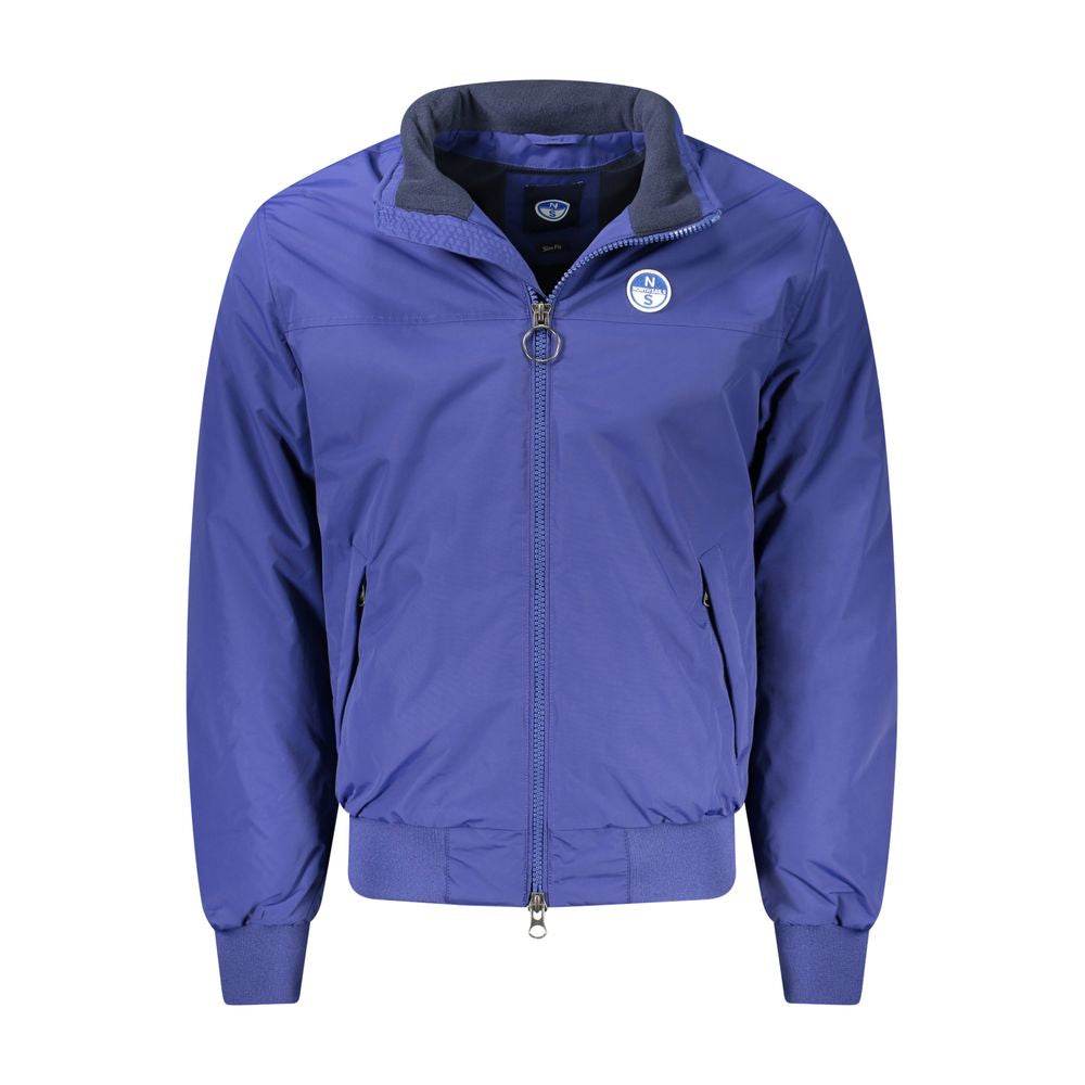 North Sails Blue Polyamide Men Jacket - Hilstor