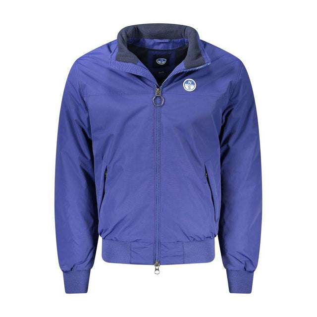 North Sails Blue Polyamide Men Jacket - Hilstor