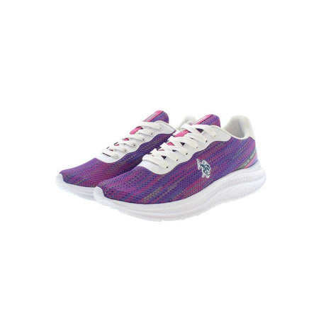 U.S. POLO ASSN. Purple Polyester Women Sneaker - Hilstor
