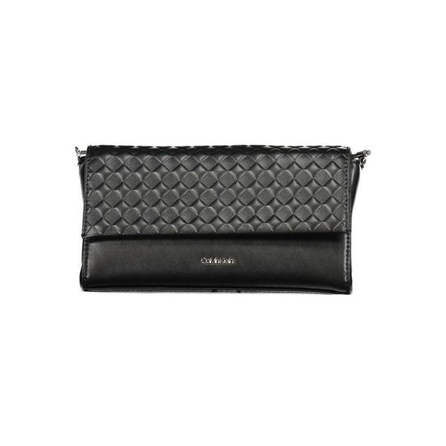 Calvin Klein Black Polyester Handbag - Hilstor