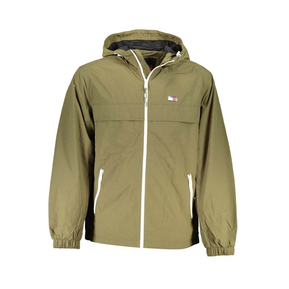 Tommy Hilfiger Green Recycled Nylon Men Jacket - Hilstor