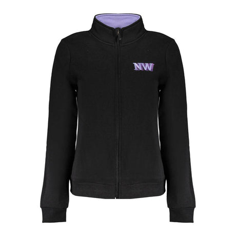 Norway 1963 Black Cotton Women Sweater - Hilstor