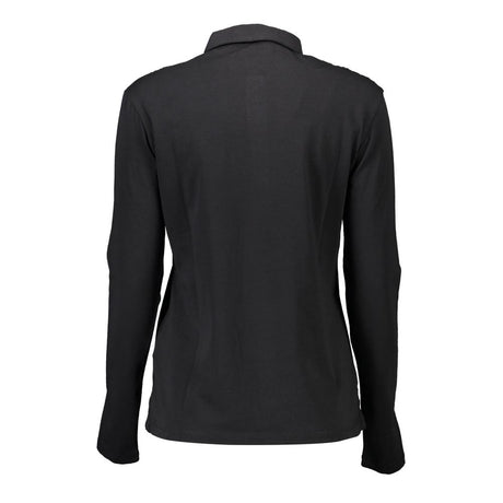U.S. POLO ASSN. Black Cotton Women Polo Shirt