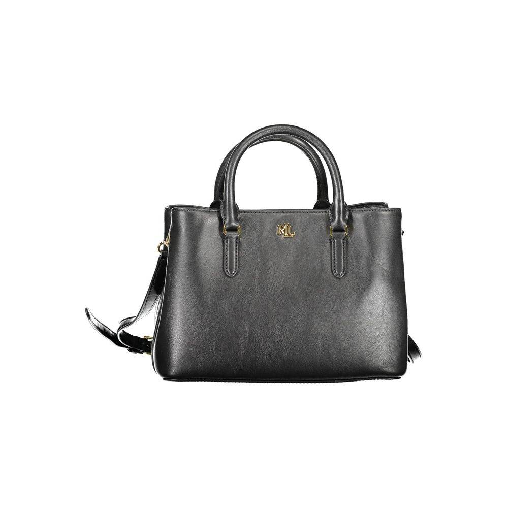 Ralph Lauren Black Leather Handbag - Hilstor