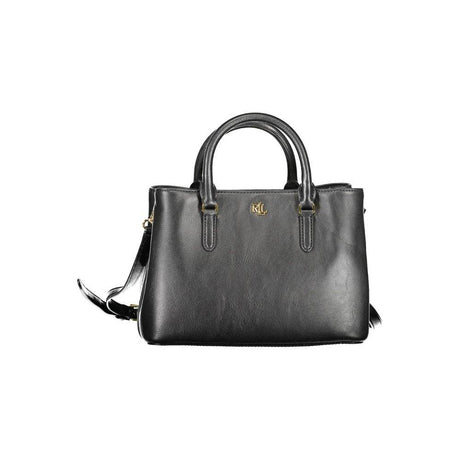 Ralph Lauren Black Leather Handbag - Hilstor