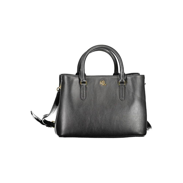 Ralph Lauren Black Leather Handbag - Hilstor