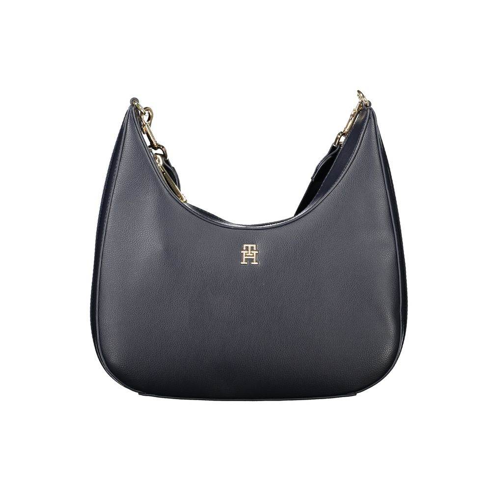 Tommy Hilfiger Blue Polyester Handbag - Hilstor