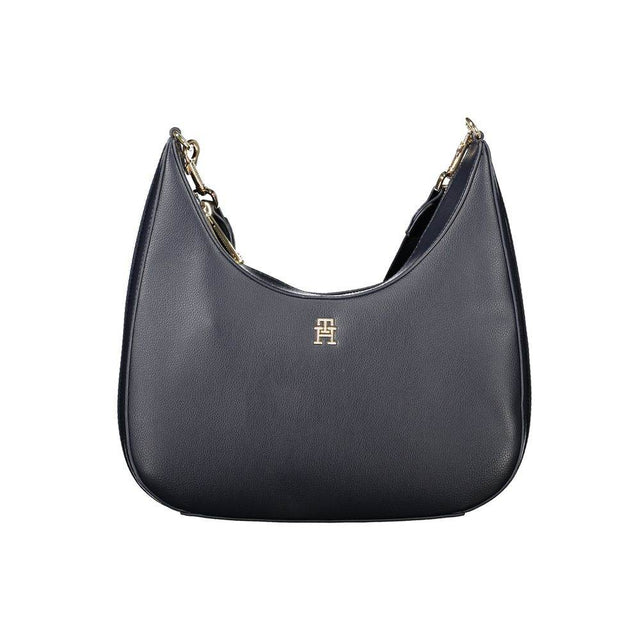 Tommy Hilfiger Blue Polyester Handbag - Hilstor
