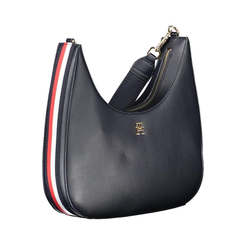 Tommy Hilfiger Blue Polyester Handbag - Hilstor