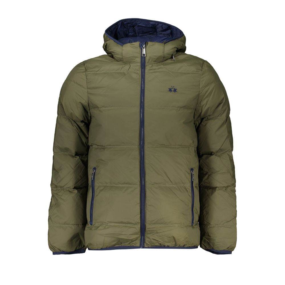 La Martina Green Polyamide Men Jacket - Hilstor