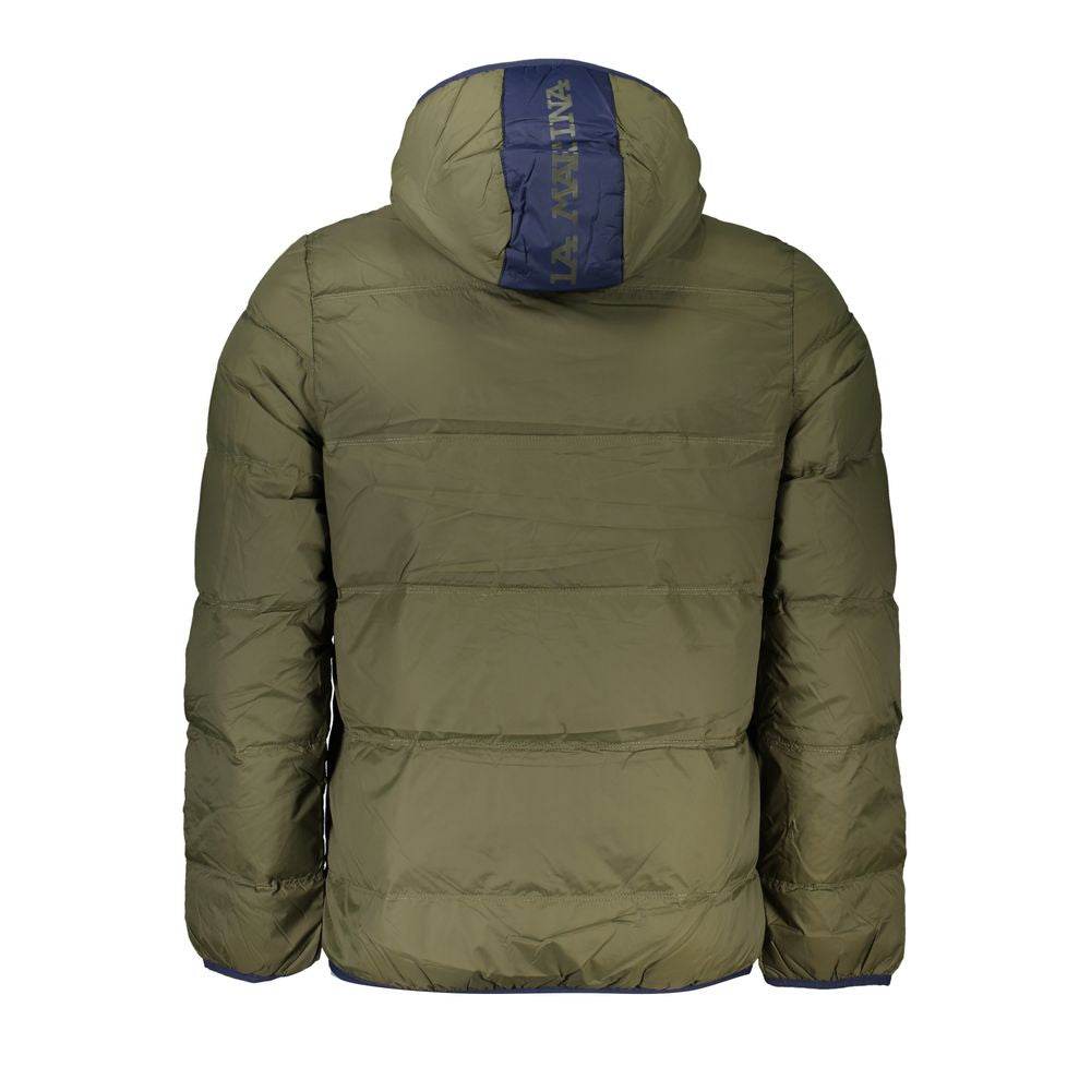 La Martina Green Polyamide Men Jacket - Hilstor
