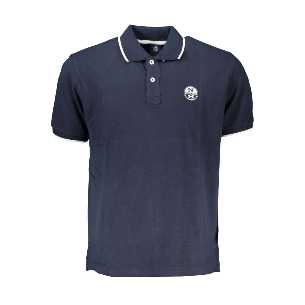 North Sails blå bomuld poloshirt