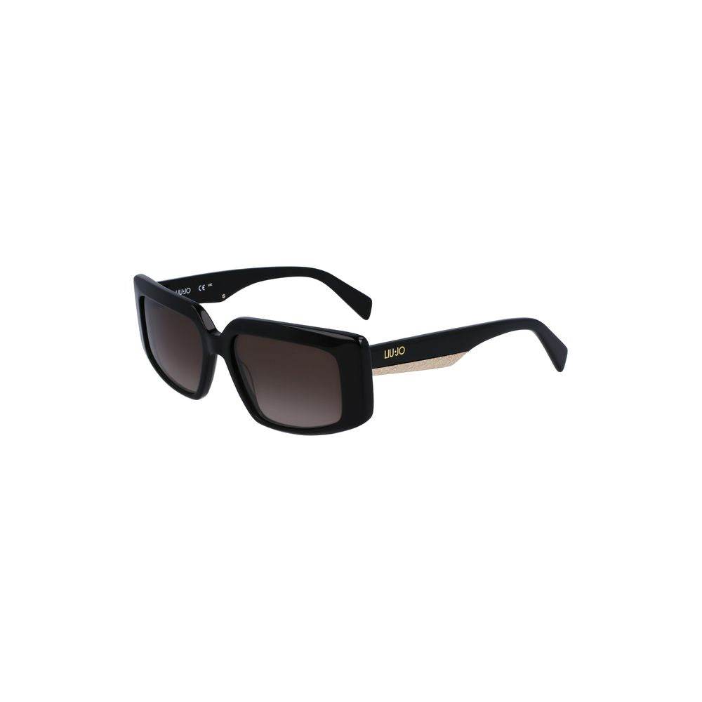 Liu Jo Black Acetate Women Sunglasses - Hilstor