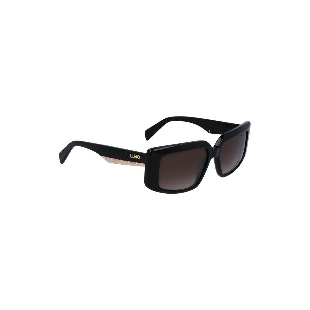 Liu Jo Black Acetate Women Sunglasses - Hilstor