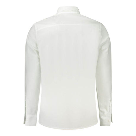 Calvin Klein White Cotton Men Shirt - Hilstor