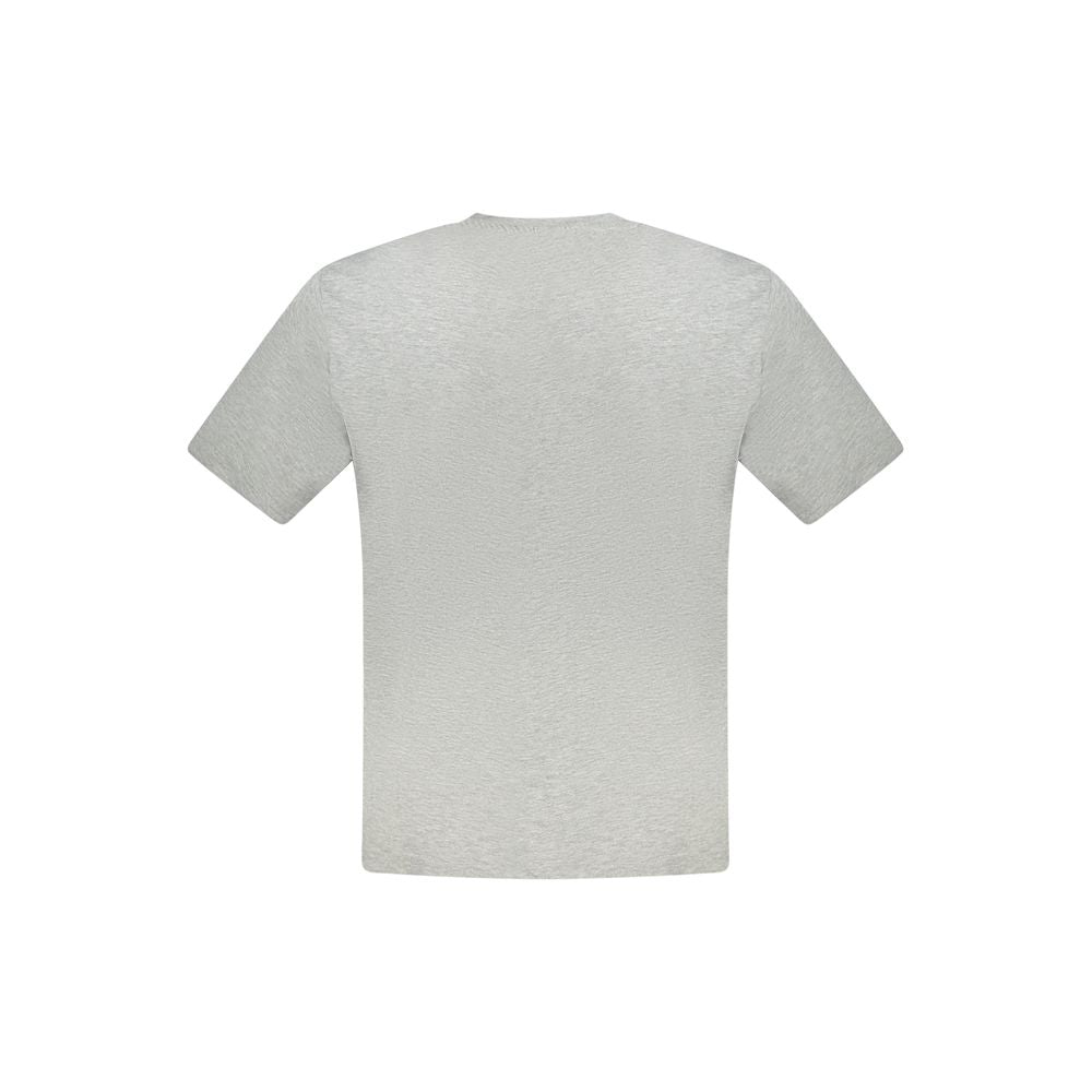 North Sails Grå T-shirt til mænd i bomuld