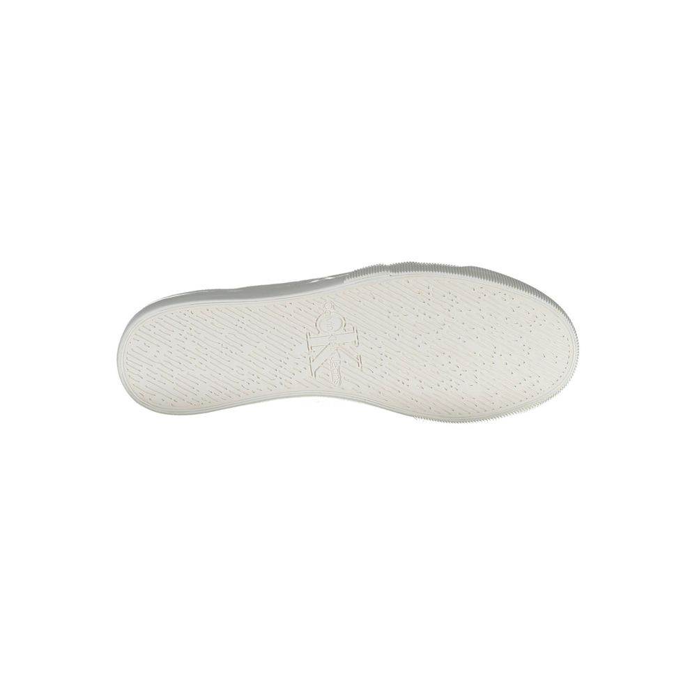 Calvin Klein White Cotton Men Sneaker - Hilstor