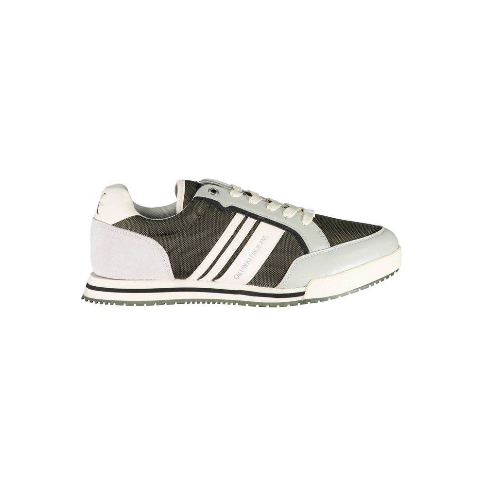 Calvin Klein Green Polyester Men Sneaker - Hilstor