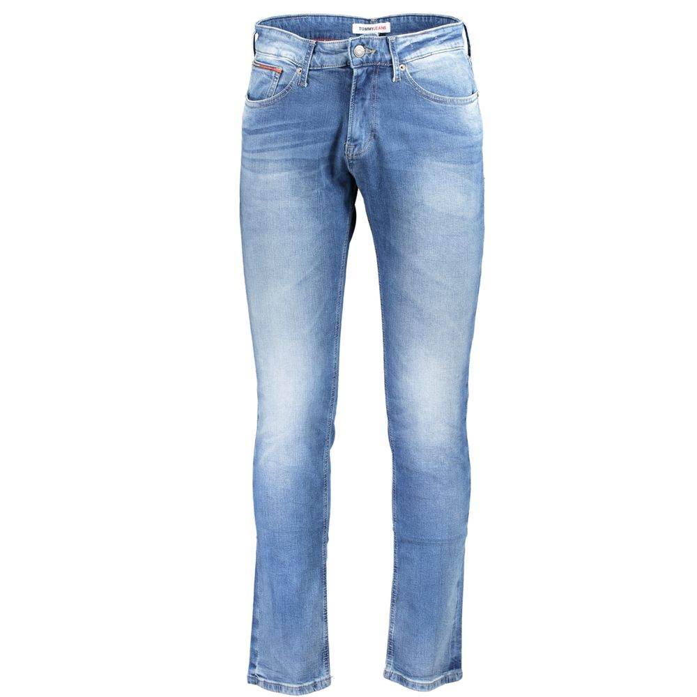 Tommy Hilfiger Blue Cotton Men Jeans - Hilstor