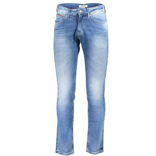 Tommy Hilfiger Blue Cotton Men Jeans - Hilstor