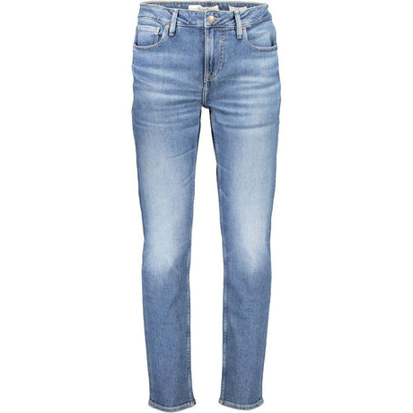 Guess Jeans Blue Cotton Men Slim Jeans - Hilstor