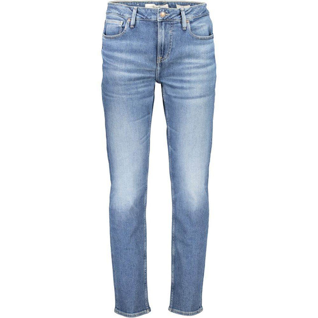 Guess Jeans Blue Cotton Men Slim Jeans - Hilstor