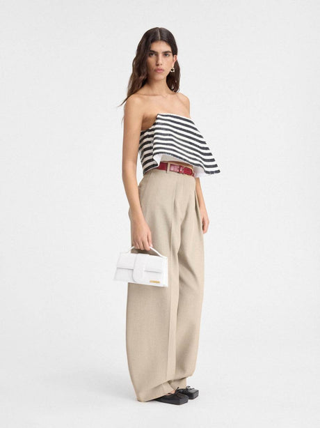 Jacquemus Le Grand Bambino White Bag - Hilstor