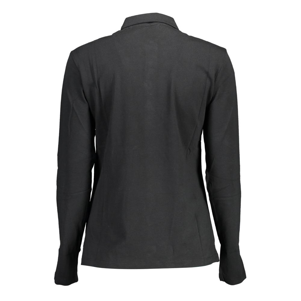 US POLO ASSN. Sort bomulds poloshirt til kvinder