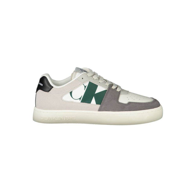 Calvin Klein White Polyester Men Sneaker - Hilstor