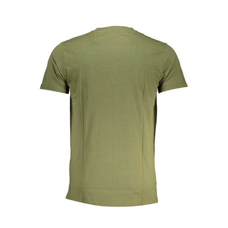 Cavalli Class Green Cotton T-Shirt - Hilstor