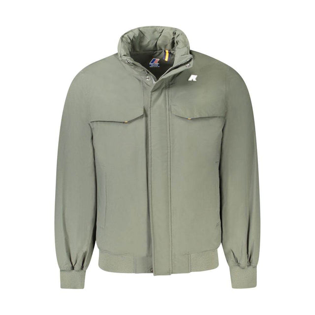 K-WAY Green Polyamide Men Jacket - Hilstor