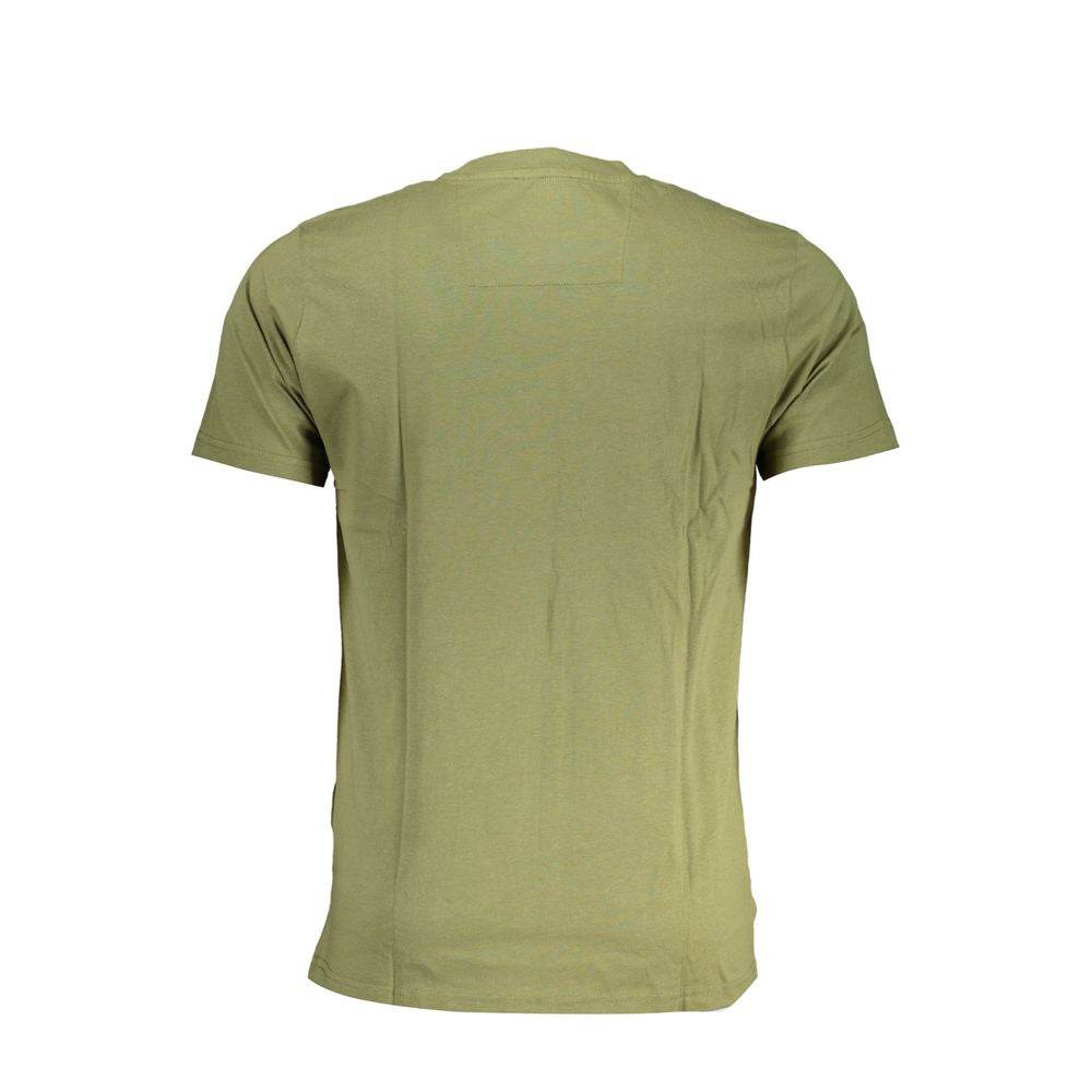 Cavalli Class Green Cotton T-Shirt - Hilstor