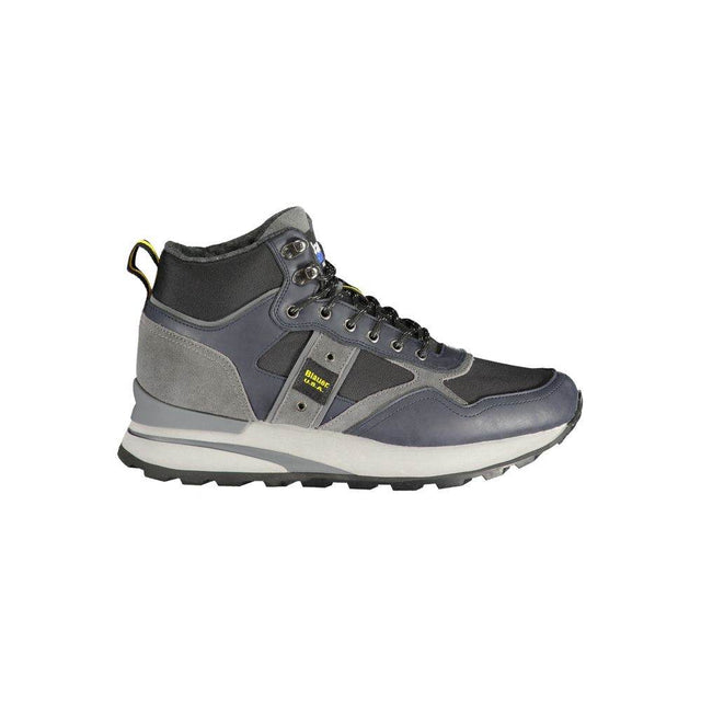 Blauer Blue Leather Men Sneaker - Hilstor