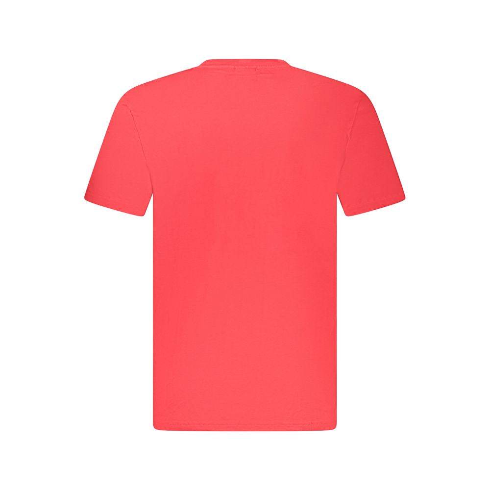 Fila Red Cotton T-Shirt - Hilstor