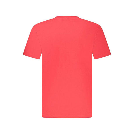 Fila Red Cotton T-Shirt - Hilstor