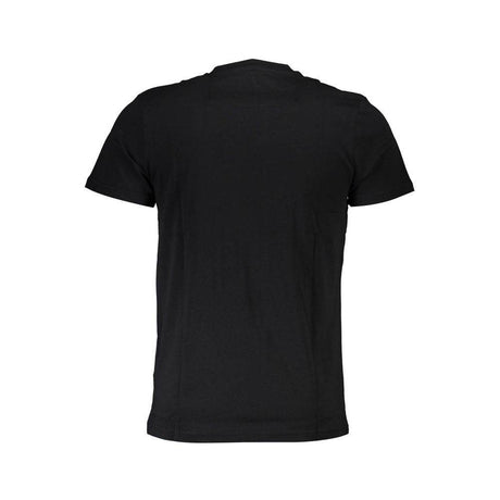 Cavalli Class Black Cotton Men T-Shirt - Hilstor