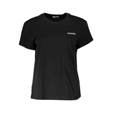 Patrizia Pepe Black Cotton Women T-Shirt - Hilstor