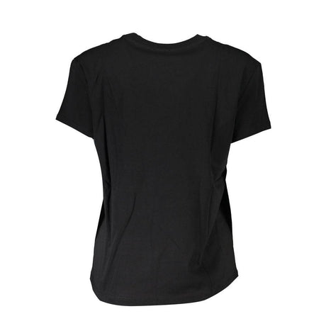 Patrizia Pepe Black Cotton Women T-Shirt - Hilstor