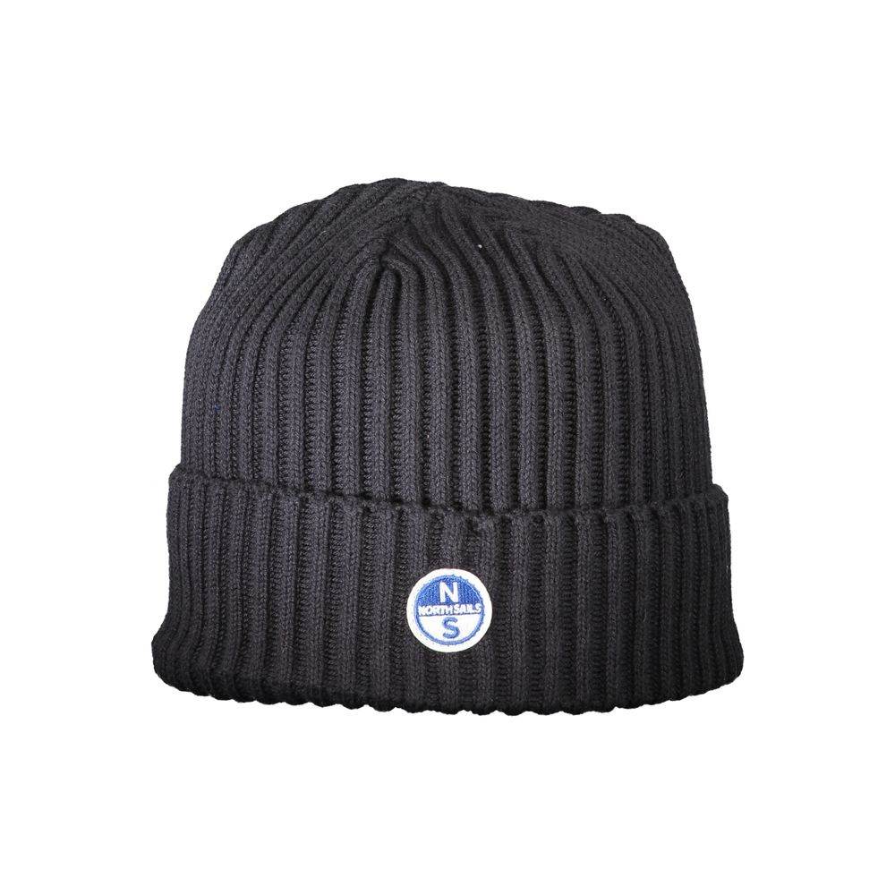 North Sails Black Cotton Unisex Cap - Hilstor