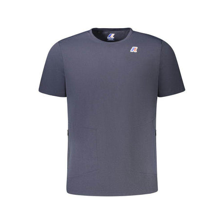 K-WAY Blue Polyester Men T-Shirt - Hilstor