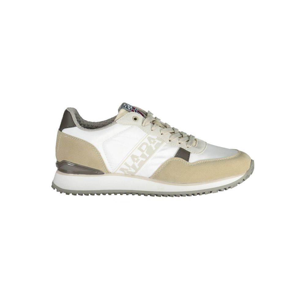 Napapijri White Polyester Men Sneaker - Hilstor