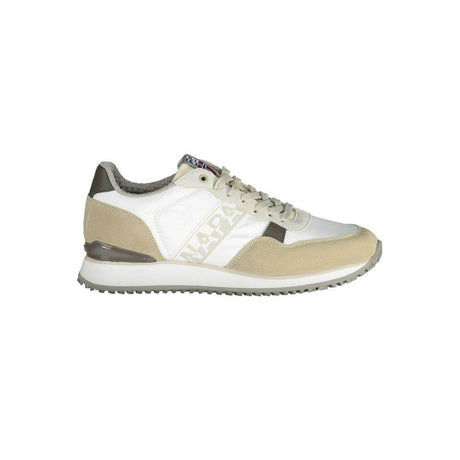 Napapijri White Polyester Men Sneaker - Hilstor