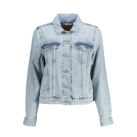 Levi's Light Blue Cotton Women Jacket - Hilstor
